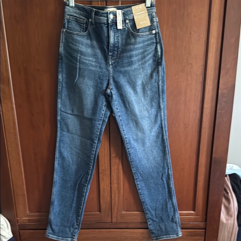 Madewell Straight Leg Jeans in Classic Denim